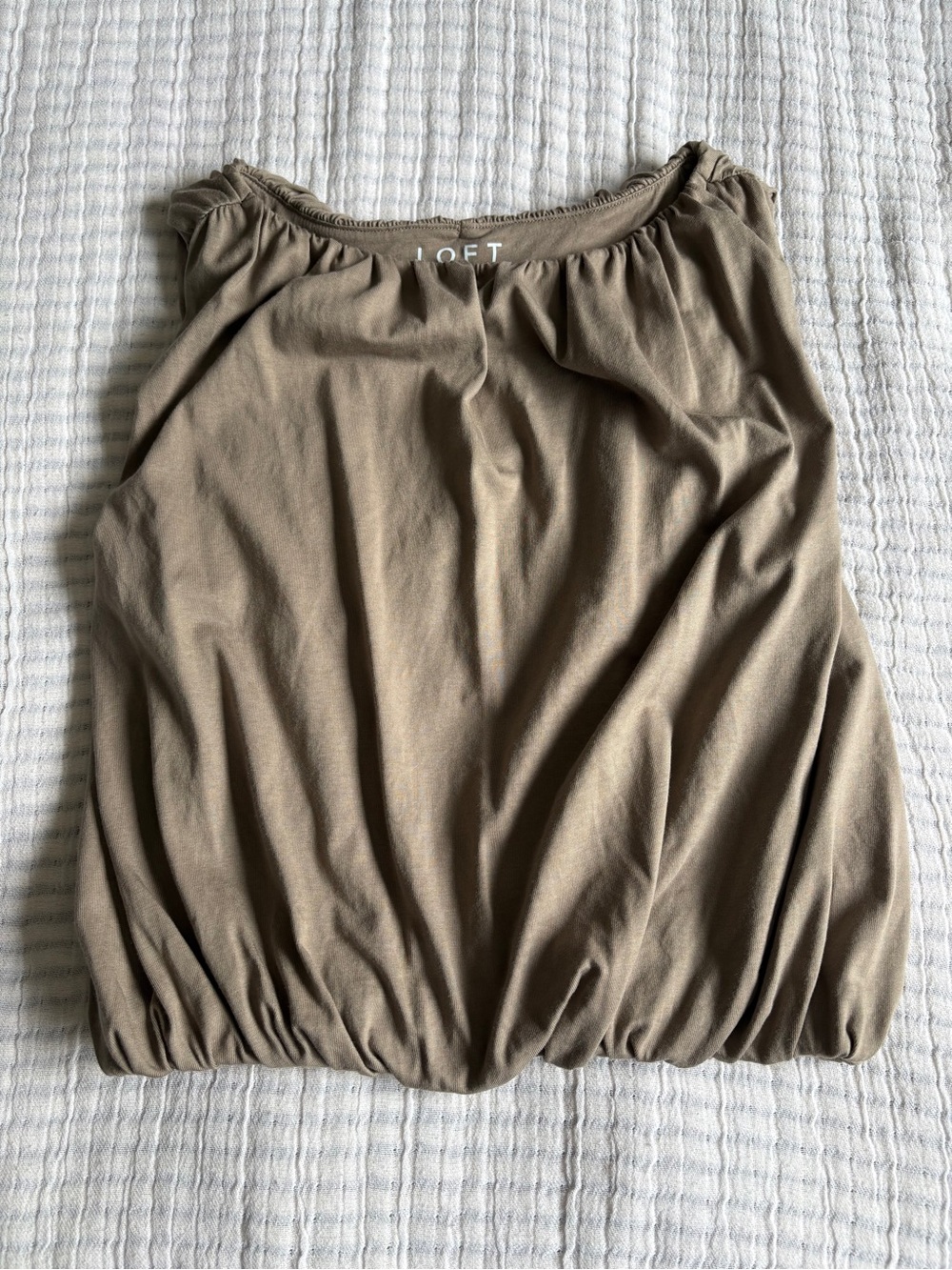 LOFT Bubble Hem Tank